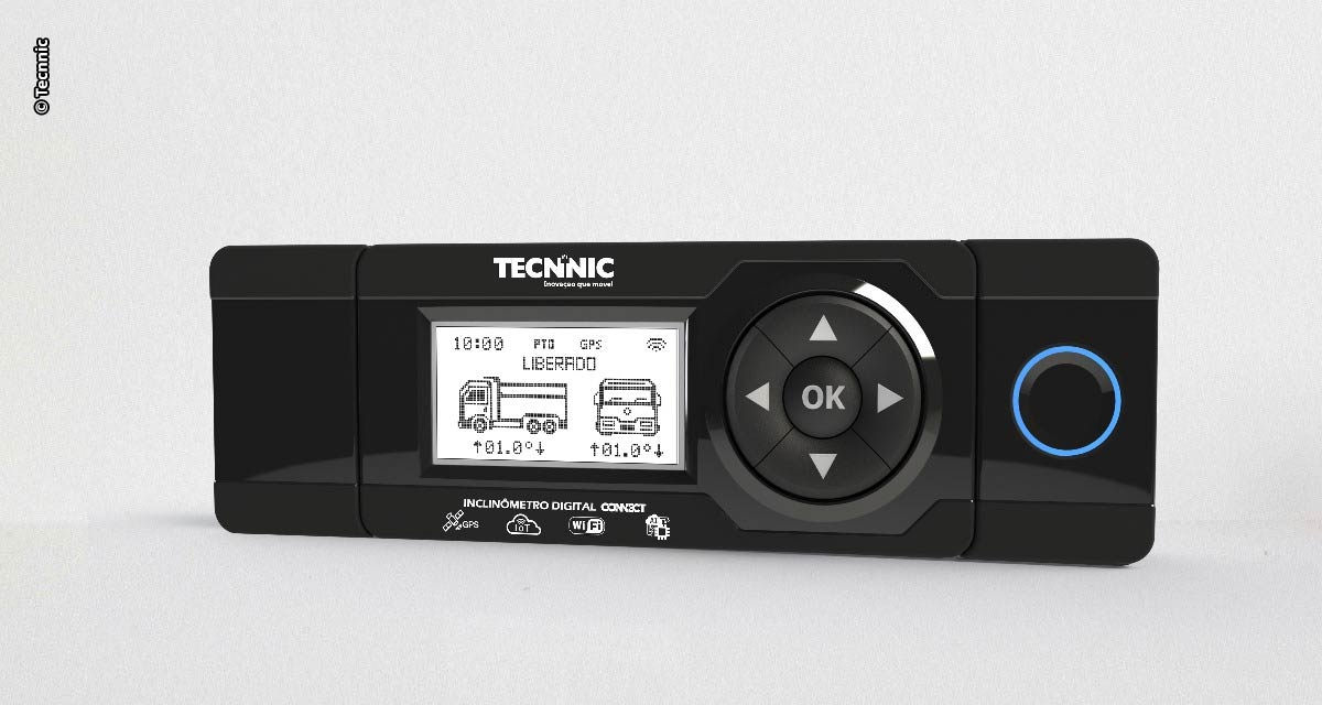 Tecnnic leva à Fenatran 2024 Inclinômetro Biométrico e Sensor TPMS