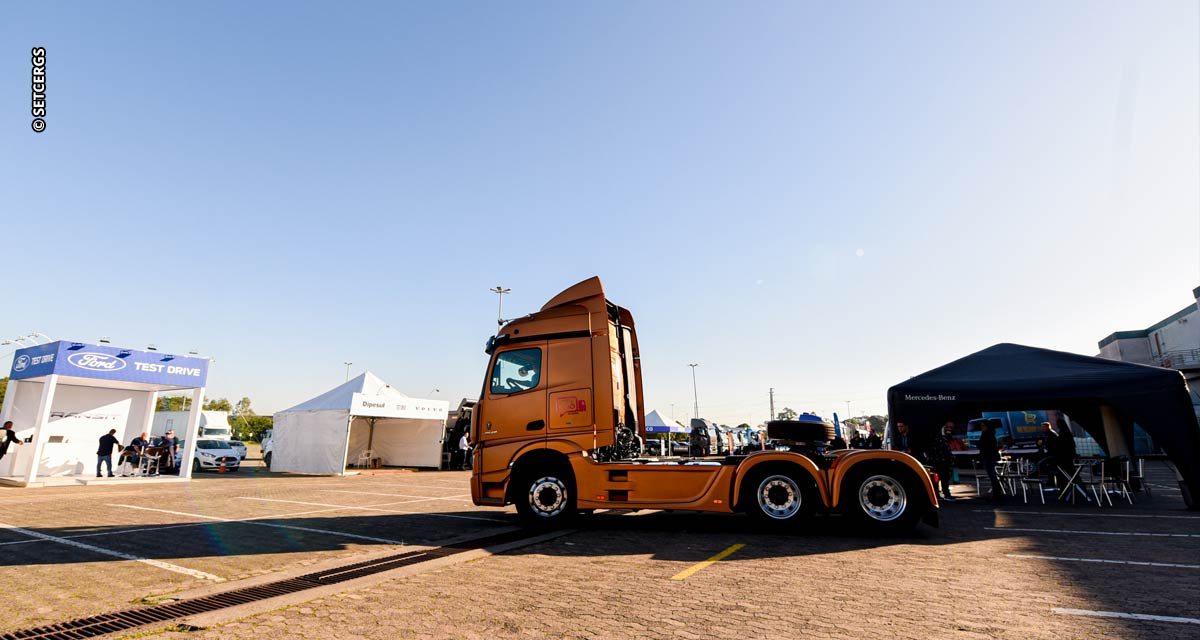 TranspoSul 24ª Feira e Congresso de Transporte e Logística oferece Test Drive de caminhões para visitantes