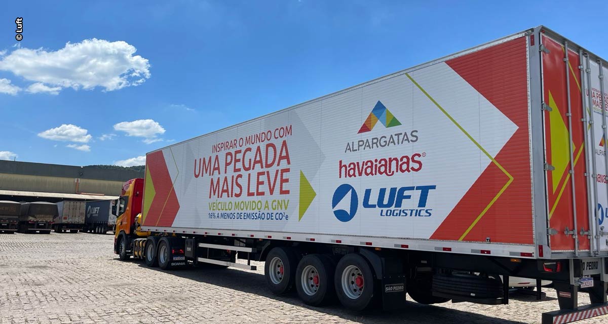 Frota GNV da Luft Logistics chega ao Nordeste 