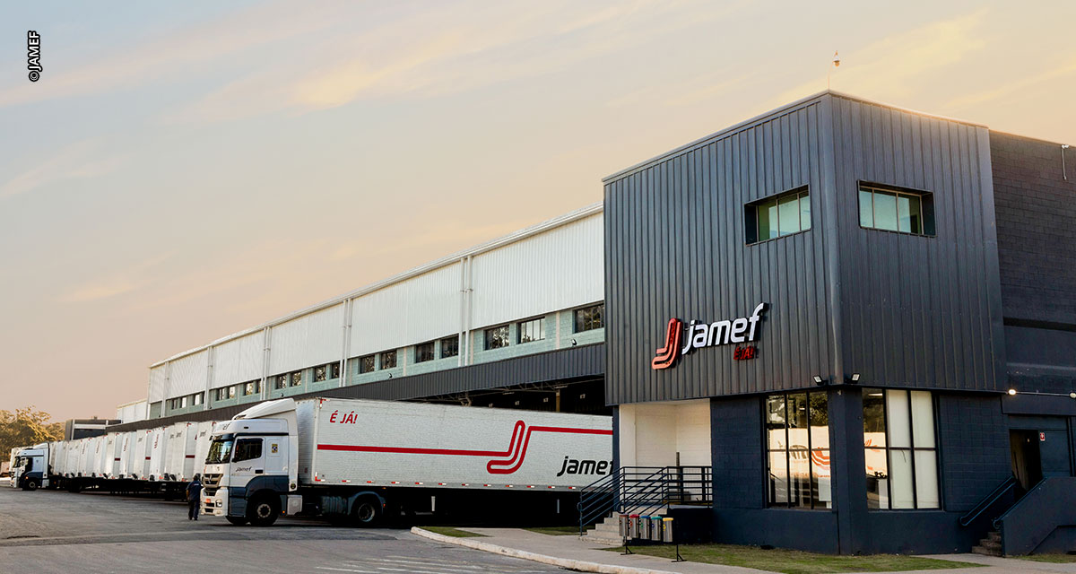 Jamef inicia testes para ter frota de caminhões mais inovadora e projeta avanço de até 20% em segurança e eficiência